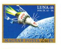 Hungary 1971 Luna 16-Stamps-Hungary-Mint-StampPhenom