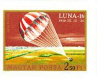 Hungary 1971 Luna 16-Stamps-Hungary-Mint-StampPhenom