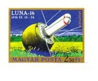 Hungary 1971 Luna 16-Stamps-Hungary-Mint-StampPhenom