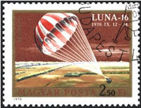 Hungary 1971 Luna 16, from m/s-Stamps-Hungary-Mint-StampPhenom