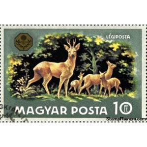 Hungary 1971 Roe Deer (Capreolus capreolus) Group-Stamps-Hungary-Mint-StampPhenom