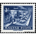 Hungary 1972 P.O. parcel conveyor-Stamps-Hungary-Mint-StampPhenom