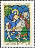 Hungary 1972 Stained Glass Windows, Used-Stamps-Hungary-StampPhenom