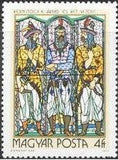 Hungary 1972 Stained Glass Windows, Used-Stamps-Hungary-StampPhenom