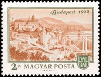 Hungary 1972 View of Budapest, 1972-Stamps-Hungary-Mint-StampPhenom