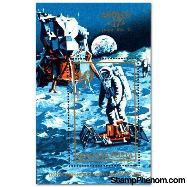 Hungary 1973 Apollo 17 Moon Mission