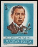 Hungary 1973 Barnabás Pesti (1920-1944) Resistance Fighter-Stamps-Hungary-Mint-StampPhenom