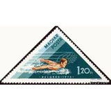 Hungary 1973 Butterfly stroke-Stamps-Hungary-Mint-StampPhenom