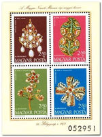 Hungary 1973 Jewelled Treasures - National Museum-Stamps-Hungary-StampPhenom