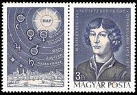 Hungary 1973 Nicolaus Copernicus (1473-1543) astronomer-Stamps-Hungary-Mint-StampPhenom