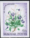 Hungary 1973 Violets (Viola cyanea)-Stamps-Hungary-Mint-StampPhenom