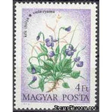 Hungary 1973 Violets (Viola cyanea)-Stamps-Hungary-Mint-StampPhenom
