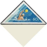 Hungary 1973 World Aquatic Sports Championship - Belgrade and Tampere-Stamps-Hungary-StampPhenom