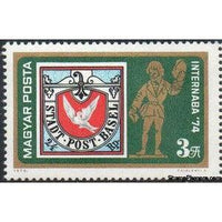 Hungary 1974 International Stamp Exhibition INTERNABA '74, Basel-Stamps-Hungary-Mint-StampPhenom