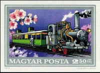 Hungary 1974 Passenger train, 1874-Stamps-Hungary-Mint-StampPhenom