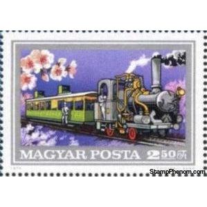 Hungary 1974 Passenger train, 1874-Stamps-Hungary-Mint-StampPhenom