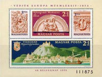 Hungary 1975 48th Stamp Day - Visegrád Castle and Bas-reliefs.-Stamps-Hungary-Mint-StampPhenom