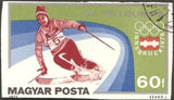 Hungary 1975 Slalom Skiing-Stamps-Hungary-Mint-StampPhenom