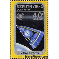 Hungary 1975 Sputnik 2-Stamps-Hungary-Mint-StampPhenom