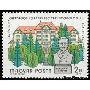 Hungary 1976 75 years of Korányi Sanitarium-Stamps-Hungary-Mint-StampPhenom