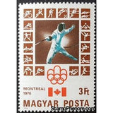 Hungary 1976 Fencing-Stamps-Hungary-Mint-StampPhenom