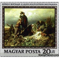 Hungary 1976 Finding the Corpse of King Ludwig II, Bertalan Székely-Stamps-Hungary-Mint-StampPhenom