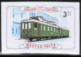 Hungary 1976 Ganz Motorized Railcar (1926) Raab Station (19th century)-Stamps-Hungary-Mint-StampPhenom