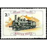 Hungary 1976 Hanomag Steam Locomotive, Kapuvár Station-Stamps-Hungary-Mint-StampPhenom