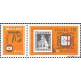 Hungary 1976 International Stamp Exhibition ITALIA '76, Milan-Stamps-Hungary-Mint-StampPhenom