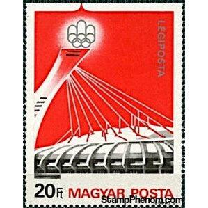 Hungary 1976 Olympic Stadium, Montreal-Stamps-Hungary-Mint-StampPhenom