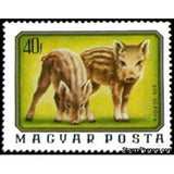 Hungary 1976 Wild Boar (Sus scrofa)-Stamps-Hungary-Mint-StampPhenom