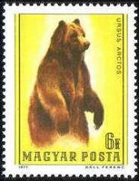 Hungary 1977 Bears-Stamps-Hungary-StampPhenom