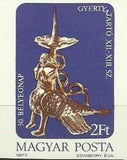 Hungary 1977 Cast Bronze Chandelier with Siren Shape (12th - 13th cent.)-Stamps-Hungary-Mint-StampPhenom