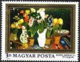 Hungary 1977 Flower Paintings-Stamps-Hungary-StampPhenom