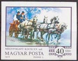 Hungary 1977 World champion Imre Abonyi Driving Four-in-hand, 1976-Stamps-Hungary-Mint-StampPhenom