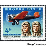 Hungary 1978 Endresz, Magyar, Lockheed Sirius-Stamps-Hungary-StampPhenom