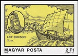 Hungary 1978 Leif Ericson (10th-11th Centuries), Viking Ship-Stamps-Hungary-StampPhenom