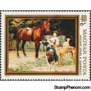 Hungary 1979 Greyhounds, János Vaszary-Stamps-Hungary-Mint-StampPhenom