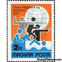 Hungary 1979 Pentathlon World Championship, 1979, Budapest-Stamps-Hungary-Mint-StampPhenom