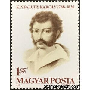 Hungary 1980 150th Death Anniversary of Károly Kisfaludy (1788-1830)-Stamps-Hungary-Mint-StampPhenom