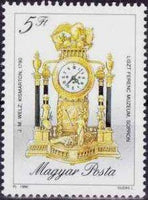 Hungary 1990 Clocks-Stamps-Hungary-StampPhenom