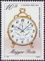 Hungary 1990 Clocks-Stamps-Hungary-StampPhenom