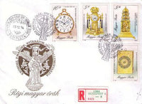 Hungary 1990 Clocks-Stamps-Hungary-StampPhenom