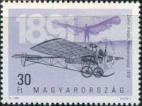 Hungary 1991 First Manned Flight by Otto Lilienthal - Centenary-Stamps-Hungary-StampPhenom