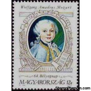 Hungary 1991 Stamp Day - Wolfgang Amadeus Mozart