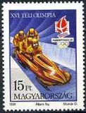 Hungary 1991 Winter Olympic Games - Albertville-Stamps-Hungary-StampPhenom