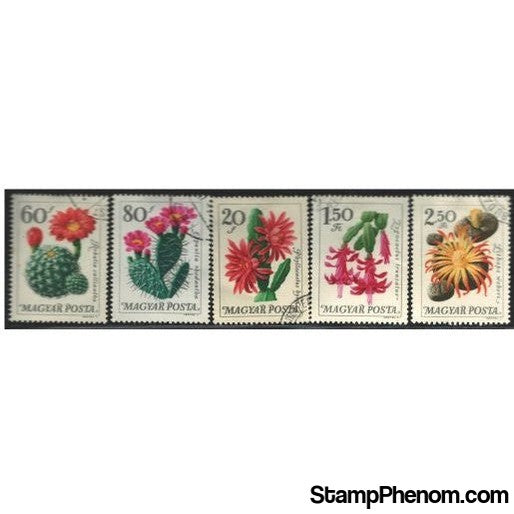 Hungary Cactus , 5 stamps