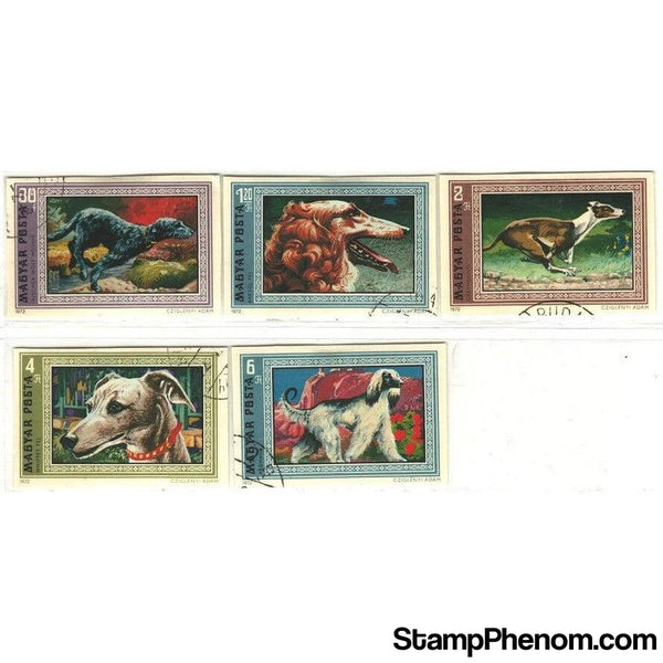 Hungary Dogs , 5 stamps-Stamps-StampPhenom-StampPhenom
