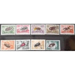 Hungary Insects, 9 stamps-Stamps-Hungary-StampPhenom