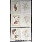 Hungary Lot 3 of Animals, 6 stamps-Stamps-Hungary-StampPhenom